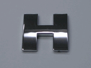 small-chrome-letters-h