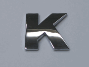 small-chrome-letters-k