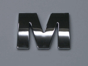 small-chrome-letters-m