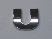 small-chrome-letters-u