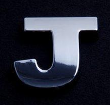 small-chrome-letters-j