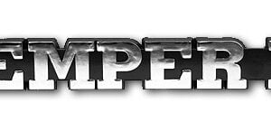 SEMPER FI Triple Chrome Plated Adhesive ABS Emblem