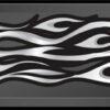 Domed Slull Flame Decal Kit