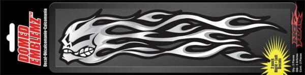 Domed Slull Flame Decal Kit