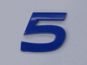 Blue Number - 5