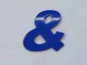 Blue Symbol - Ampersand