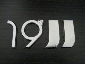 19 Inch Rim Size Chrome Auto Emblem