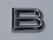 Chrome Letter Style 4 - B