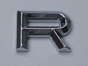 Chrome Letter Style 4 - R