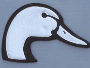 Duck Head Chrome Emblem