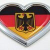 Germany HEART 3D Adhesive Emblem