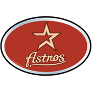 Houston Astros Color Hitch Cover - Chrome