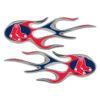 Boston Red Sox Domed Flame Decals
