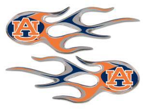 Auburn Tigers Domed Flame Decals