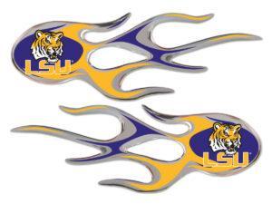 LSU Tigers Domed Flame Decals