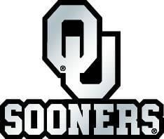 Oklahoma Sooners Silver Auto Emblem