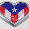 Puerto Rico HEART 3D Adhesive Emblem