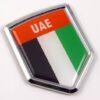 United Arab Emirates Crest Flag 3D Shield Emblem Domed Sticker