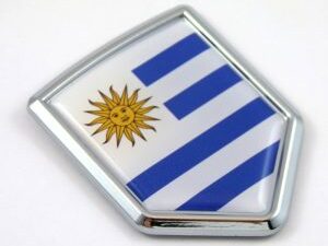 Uruguay Crest 3D Chrome Emblem