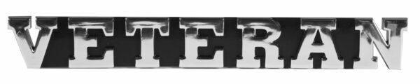 VETERAN Triple Chrome Plated Adhesive ABS Emblem