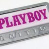 playboy special edition adhesive chrome emblem